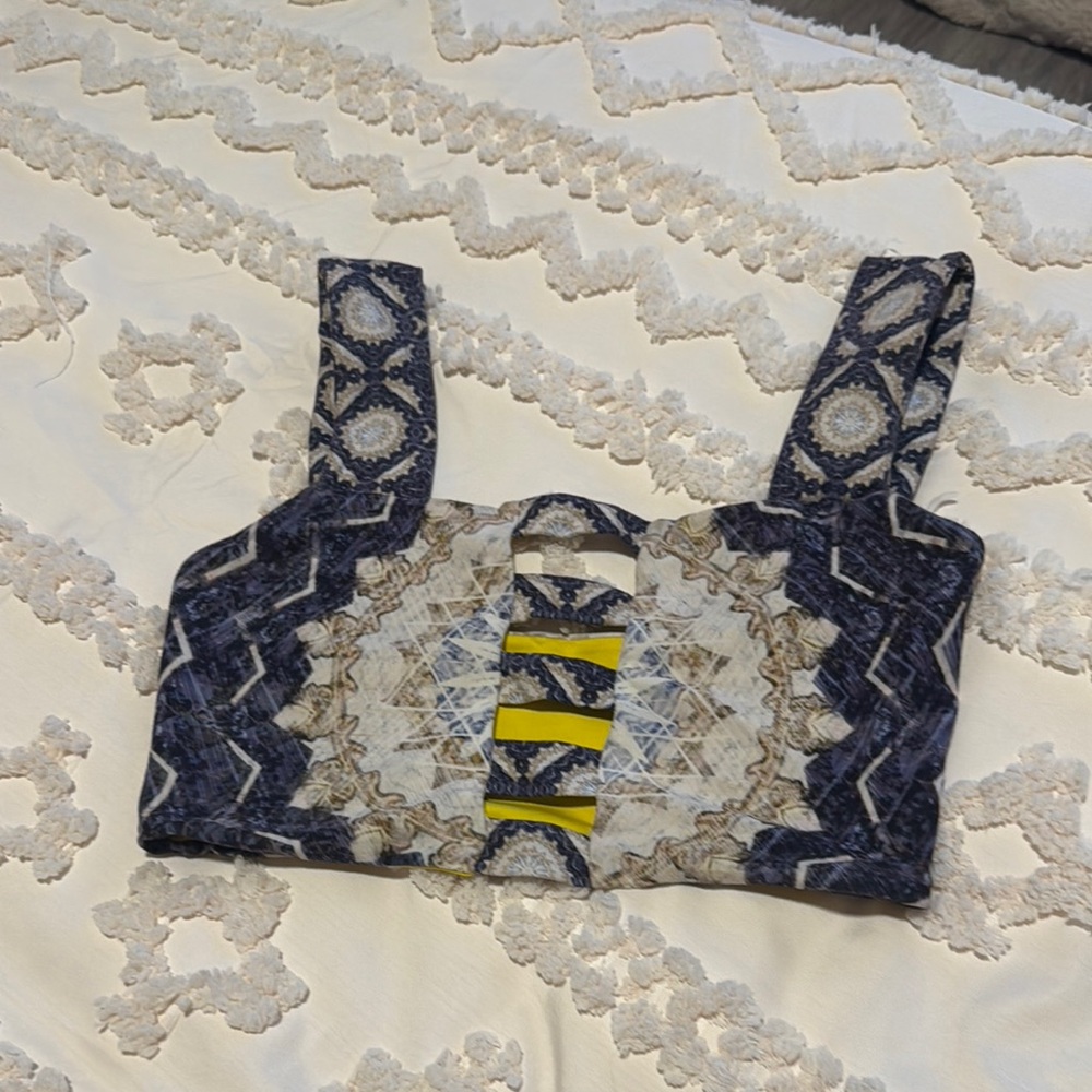 Geometric Patterned Women's Top